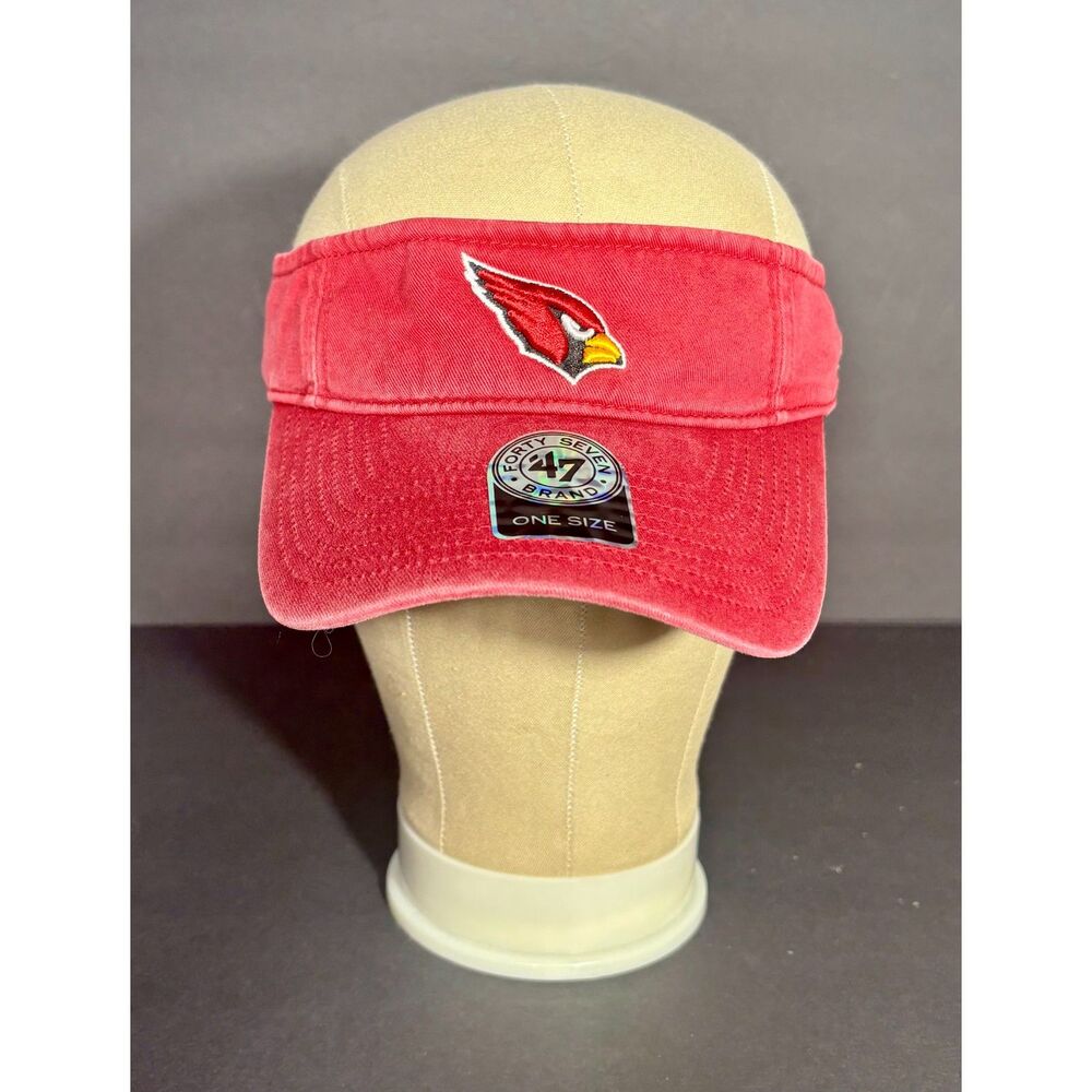 Arizona Cardinals NFL Visor Hat Red ’47 Brand Adjustable Sideline Cap